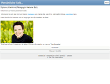 Tablet Screenshot of melanie-bolz.ch